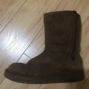 Ugg Zip Up Shearling Boot